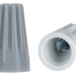 Σύνδεσμος καλωδίου twist-on P1 TOOL-0086, Φ8.6mmx15.2mm, γκρι, 25τμχ - 5210131065518