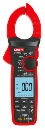 UNI-T πολύμετρο & αμπεροτσιμπίδα UT206B, 1000A AC, NCV, True RMS - 6935750520635 - Image 2