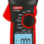 UNI-T πολύμετρο & αμπεροτσιμπίδα UT208B, 1000A AC/DC, NCV, True RMS - 8937110542088