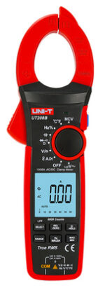 UNI-T πολύμετρο & αμπεροτσιμπίδα UT208B, 1000A AC/DC, NCV, True RMS - 8937110542088