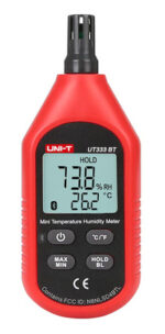 UNI-T ψηφιακό θερμόμετρο & υγρασιόμετρο UT333BT, Bluetooth - 6935750533314