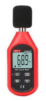 UNI-T ψηφιακό ντεσιμπελόμετρο UT353BT, 30-130dB, Bluetooth - 6935750535318