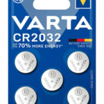 VARTA μπαταρία λιθίου CR2032, 3V, 5τμχ - 4008496850853