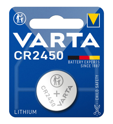 VCR2450 VARTA μπαταρία λιθίου CR2450, 3V, 1τμχ - 4008496270972 - Image 1