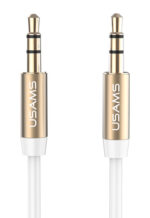USAMS καλώδιο ήχου 3.5mm YP-01, AUX, 1m, λευκό - 6958444996882 - Image 2