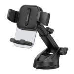 USAMS βάση smartphone αυτοκινήτου US-ZJ072 για ταμπλό/παρμπρίζ, μαύρη - 6958444902241