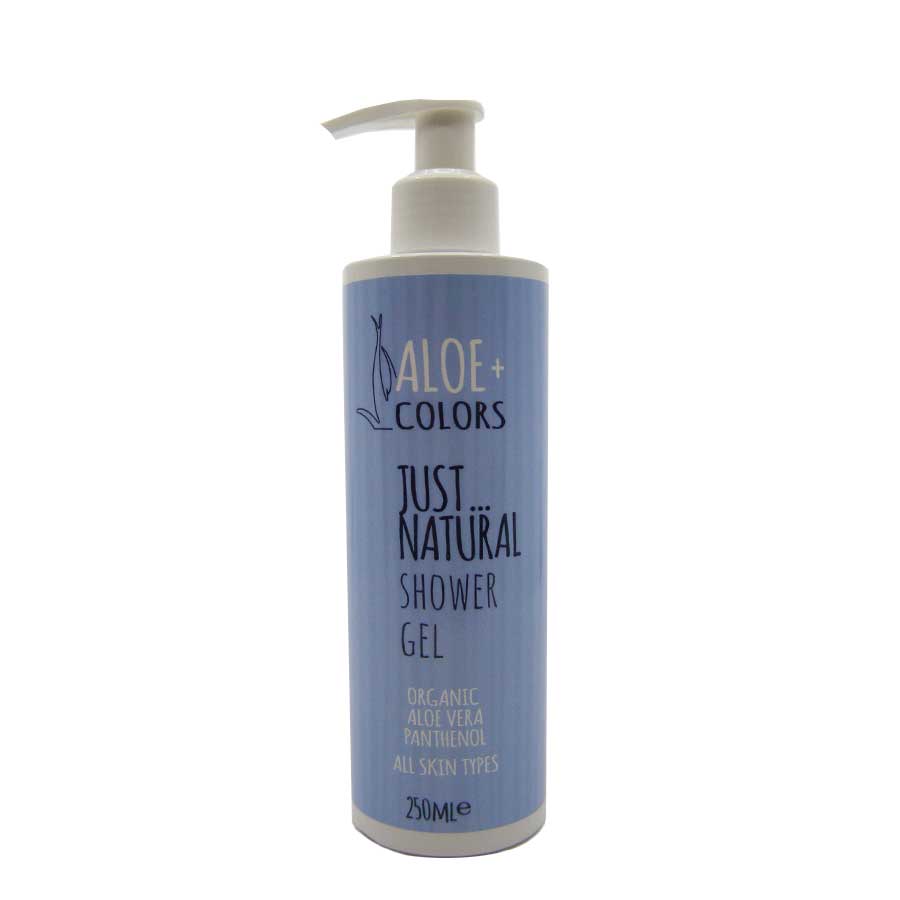 aloe-just-natural-shower-gel-250ml Aloe+ Colors Just Natural Shower Gel 250ml - Image 1