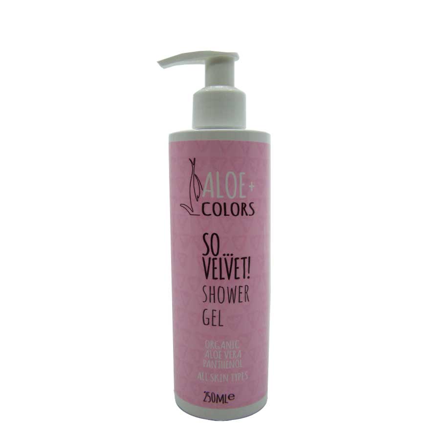 aloeso...velvet-shower-gel-250ml Aloe+ Colors So… Velvet! Shower Gel 250ml - Image 1