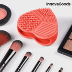 InnovaGoods Καθαριστής Βουρτσών και Πινέλων για Μακιγιάζ Heart - Image 3