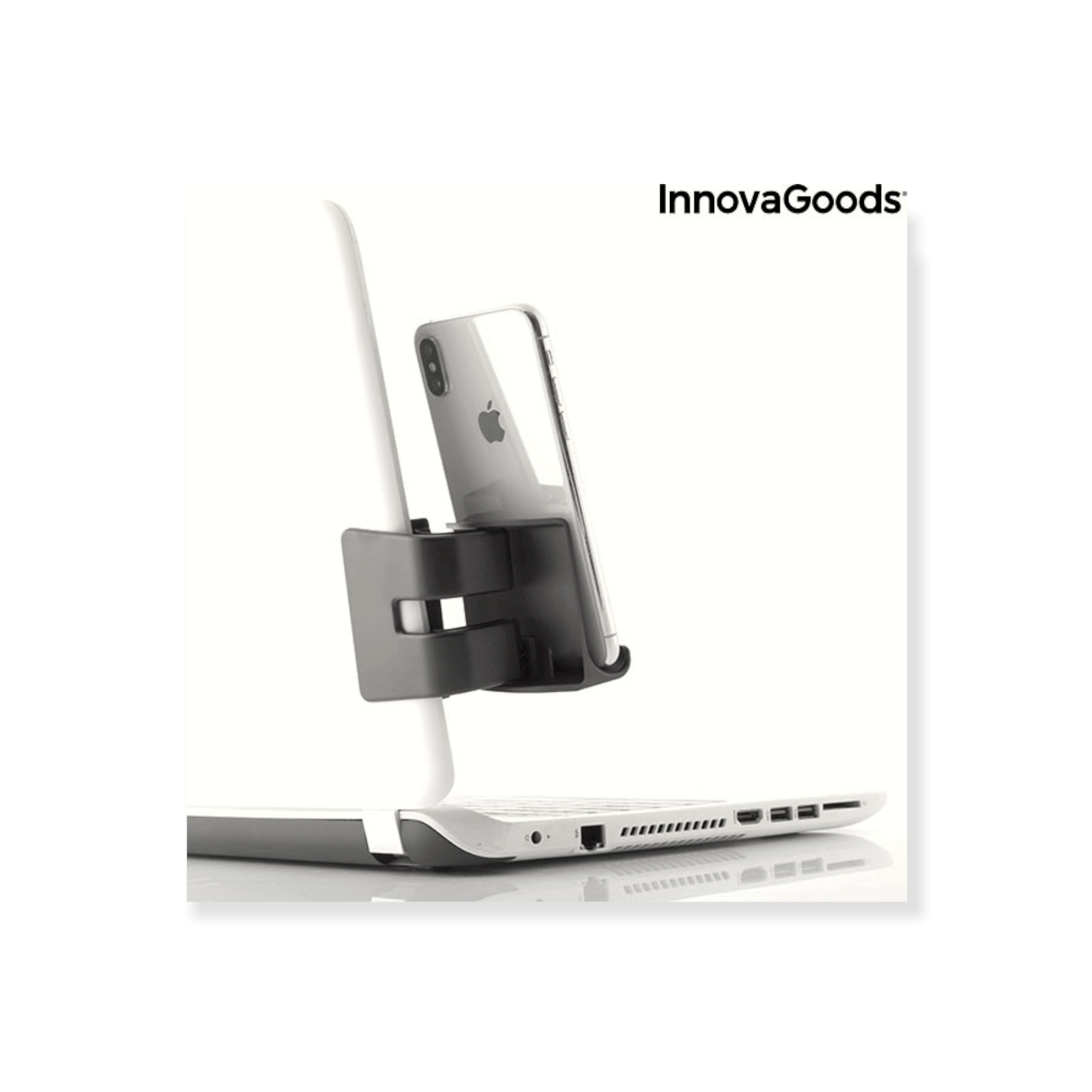 vasi-kinitou-cliplink InnovaGoods Βάση Γραφείου για Κινητό Cliplink (V0103214) - Image 1