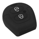 Θήκη κλειδιού για αυτοκίνητα Volkswagen 1001-08, εύκαμπτη, μαύρη - 5210131027424
