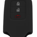 Θήκη κλειδιού για αυτοκίνητα Honda 1014-01, εύκαμπτη, μαύρη - 5210131027769
