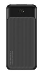USAMS power bank US-CD198, 3x θύρες εξόδου, 10000mAh, 10W, μαύρο - 6958444905594
