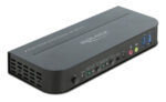 DELOCK HDMI KVM Switch 11481, 2 ports, USB 3.0, Audio, 4K/60Hz, μαύρο - 4043619114818