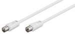 GOOBAY καλώδιο κεραίας αρσενικό σε θηλυκό 11512, <70dB, CCS, 5m, λευκό - 4040849115127 - Image 2