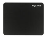 DELOCK mouse pad 12005, 22x18x0.2cm, μαύρο - 4043619120055