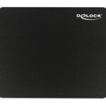 DELOCK mouse pad 12005, 22x18x0.2cm, μαύρο - 4043619120055