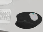 DELOCK mousepad 12040 με gel στήριγμα καρπού, 230 x 202mm, μαύρο - 4043619120406 - Image 2