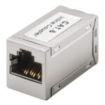 GOOBAY σύνδεσμος RJ45 Cat 6 15217, 250MHz, PoE+, ασημί - 4040849152177