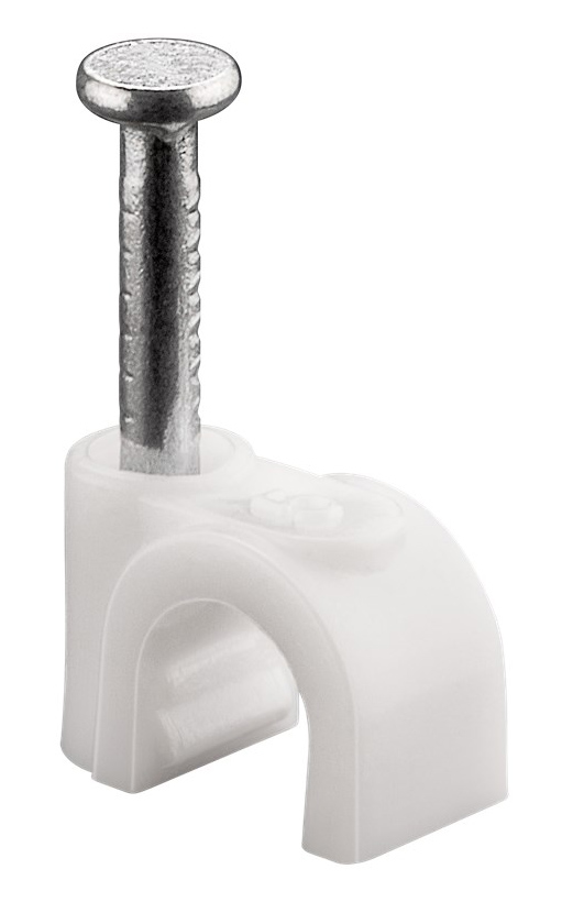 17077 GOOBAY ρόκα στήριξης καλωδίων 17077, 5mm, λευκό, 100τμχ - 4040849170775 - Image 1