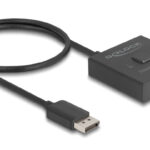 DELOCK DisplayPort switch 18906, 2 σε 1, bidirectional, 8K/30Hz, μαύρο - 4043619189069