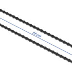 DELOCK reusable δεματικά καλωδίων 19568, 150x2.4mm, μαύρα, 100τμχ - 4043619195688