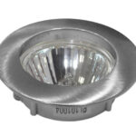 ADELEQ μεταλλικό πλαίσιο spot για G5.3, χωνευτό, 12V, 50W, inox, 2τμχ - 5205014015070