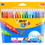 BIC σετ χρωματιστών μαρκαδόρων ζωγραφικής 21600273 KID Couleur, 18τμχ - 3270220103233