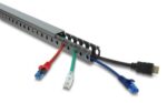 DELOCK cable management 22028, πλαστικό, 30x30mm, 1m, γκρι - 4043619220281 - Image 2