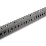DELOCK cable management 22028, πλαστικό, 30x30mm, 1m, γκρι - 4043619220281