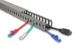 DELOCK cable management 22029, πλαστικό, 40x40mm, 1m, γκρι - 4043619220298 - Image 2