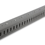 DELOCK cable management 22029, πλαστικό, 40x40mm, 1m, γκρι - 4043619220298