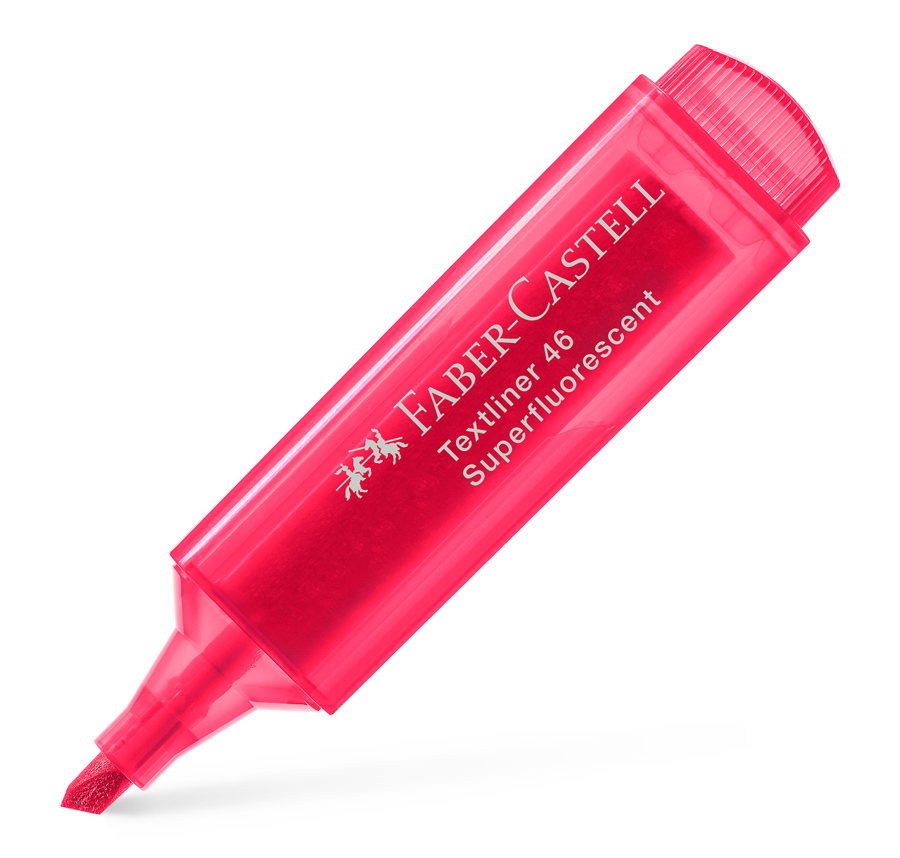 224154621 FABER-CASTELL μαρκαδόρος υπογράμμισης Textliner 1546, κόκκινος, 1τμχ - 4005401546214 - Image 1