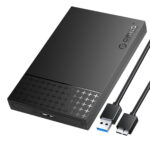 ORICO θήκη για 2.5" SATA HDD/SSD 2526U3-V1, 5Gbps, μαύρη - 6941788874695
