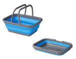 PROPLUS πτυσσόμενο καλάθι 370303, 9L, μπλε/γκρι - 8719946003892