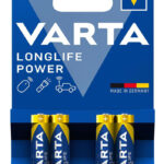 VARTA αλκαλικές μπαταρίες Longlife Power, AAA/LR03, 1.5V, 4τμχ - 4008496559749