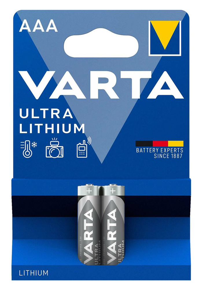 4008496680399 VARTA μπαταρίες λιθίου Ultra, AAA, 1.5V, 2τμχ - 4008496680399 - Image 1