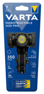 VARTA LED φακός κεφαλής Indestructible H20 Pro, 350lm, IP67, μαύρος - 4008496987177 - Image 2