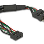 DELOCK καλώδιο USB 2.0 10-pin 2mm σε 2.54mm 41977, 480 Mbps, 12cm - 4043619419777