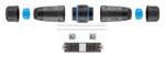 GOOBAY αδιάβροχος σύνδεσμος RJ45 Cat 6A 44416, IP68, μαύρο - 4040849444166 - Image 2