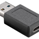 GOOBAY αντάπτορας USB σε USB-C θηλυκό 45400, 5Gbps, μαύρος - 4040849454004