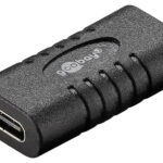 GOOBAY αντάπτορας USB-C 45401, θηλυκό σε θηλυκό, 5Gbit/s, 60W, μαύρος - 4040849454011