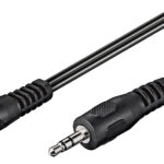 GOOBAY καλώδιο ήχου 3.5mm 50019, 3 pin stereo, 1.5m, μαύρο - 4040849500190