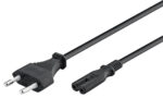 GOOBAY καλώδιο τροφοδοσίας Euro 50084, 2x0.75 mm², 1.5m, μαύρο - 4040849500848 - Image 2