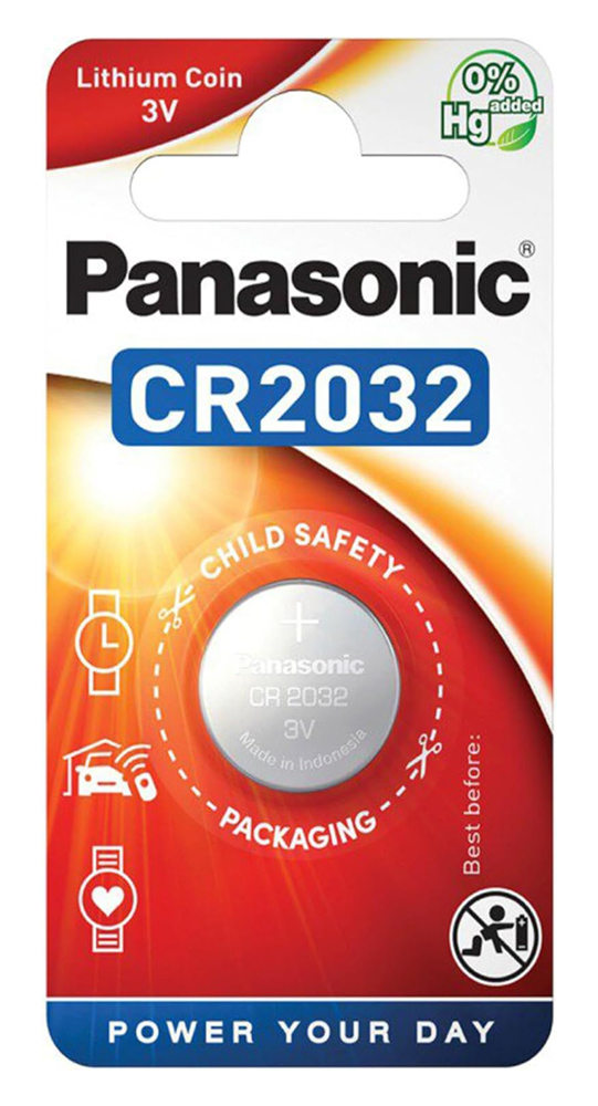 5019068085138 PANASONIC μπαταρία λιθίου, CR2032, 3V, 1τμχ - 5019068085138 - Image 1