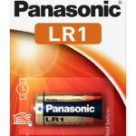 PANASONIC αλκαλική μπαταρία, Lady/LR1, 1.5V, 1τμχ - 5019068592551