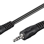 GOOBAY καλώδιο ήχου 3.5mm 50430, 3 pin stereo, 5m, μαύρο - 4040849504303