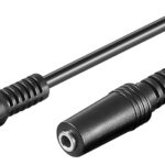 GOOBAY προέκταση καλωδίου ήχου 3.5mm 50432, 3 pin, 3m, μαύρο - 4040849504327