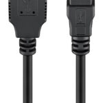 GOOBAY καλώδιο USB σε USB Mini 50768, copper, 480Mbps, 5V, 3m, μαύρο - 4040849507687