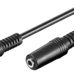 GOOBAY καλώδιο ήχου 3.5mm 50935 αρσενικό-θηλυκό, 3 pin, 10m, μαύρο - 4040849509353